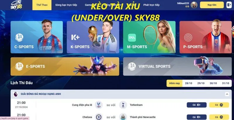 Phân loại Kèo tài xỉu Sky88 dễ hiểu nhất 